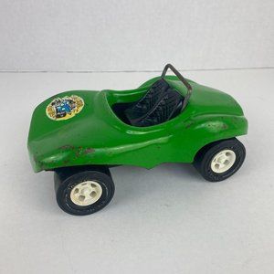 Vintage Tonka Fun Buggy Green Pressed Steel 7" Car Toy